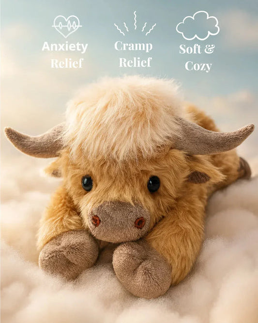 Classic Highland Cow Weighted Plush